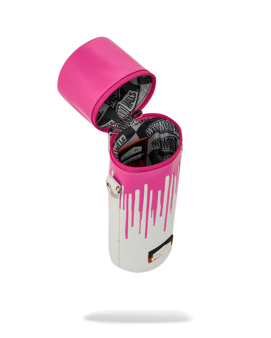 WYNWOOD WALLS COLLAB WATER BOTTLE OR SPRAYCAN HOLDER (WHT/PNK)