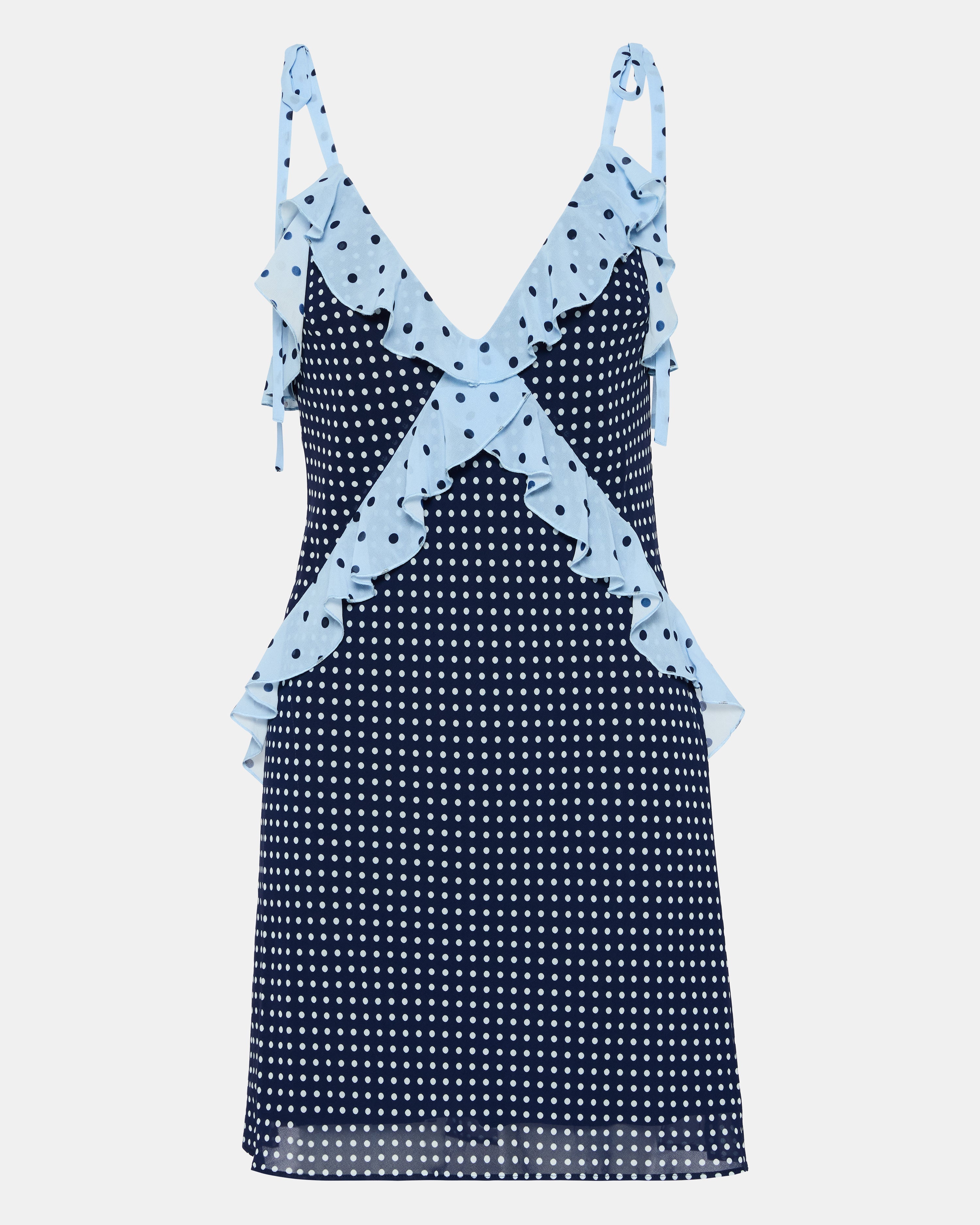 ADALINA MINI DRESS VINTAGE NAVY