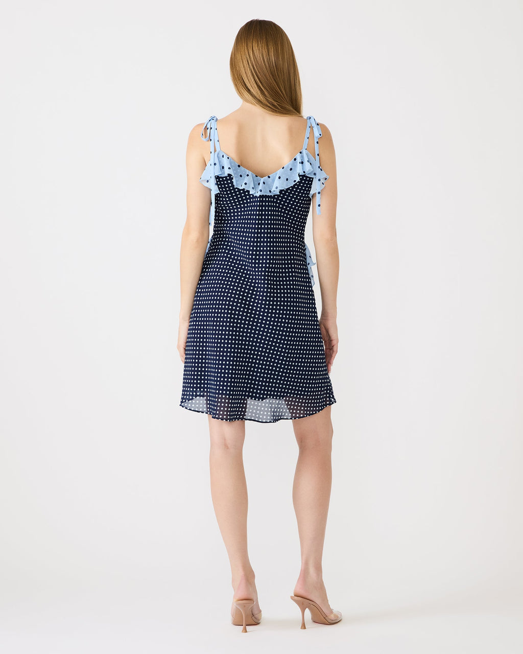 ADALINA MINI DRESS VINTAGE NAVY