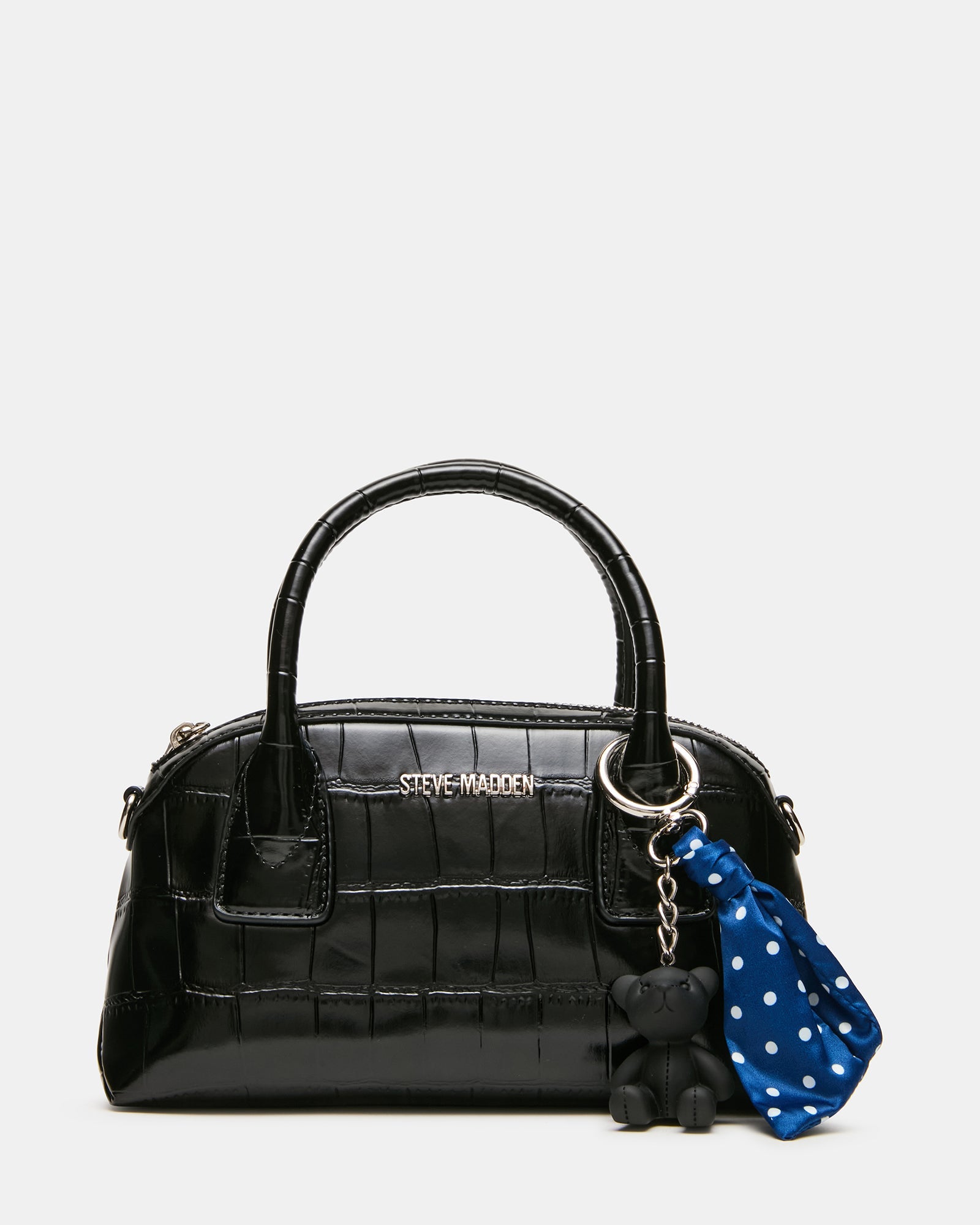 MELODIE BAG BLACK CROCODILE