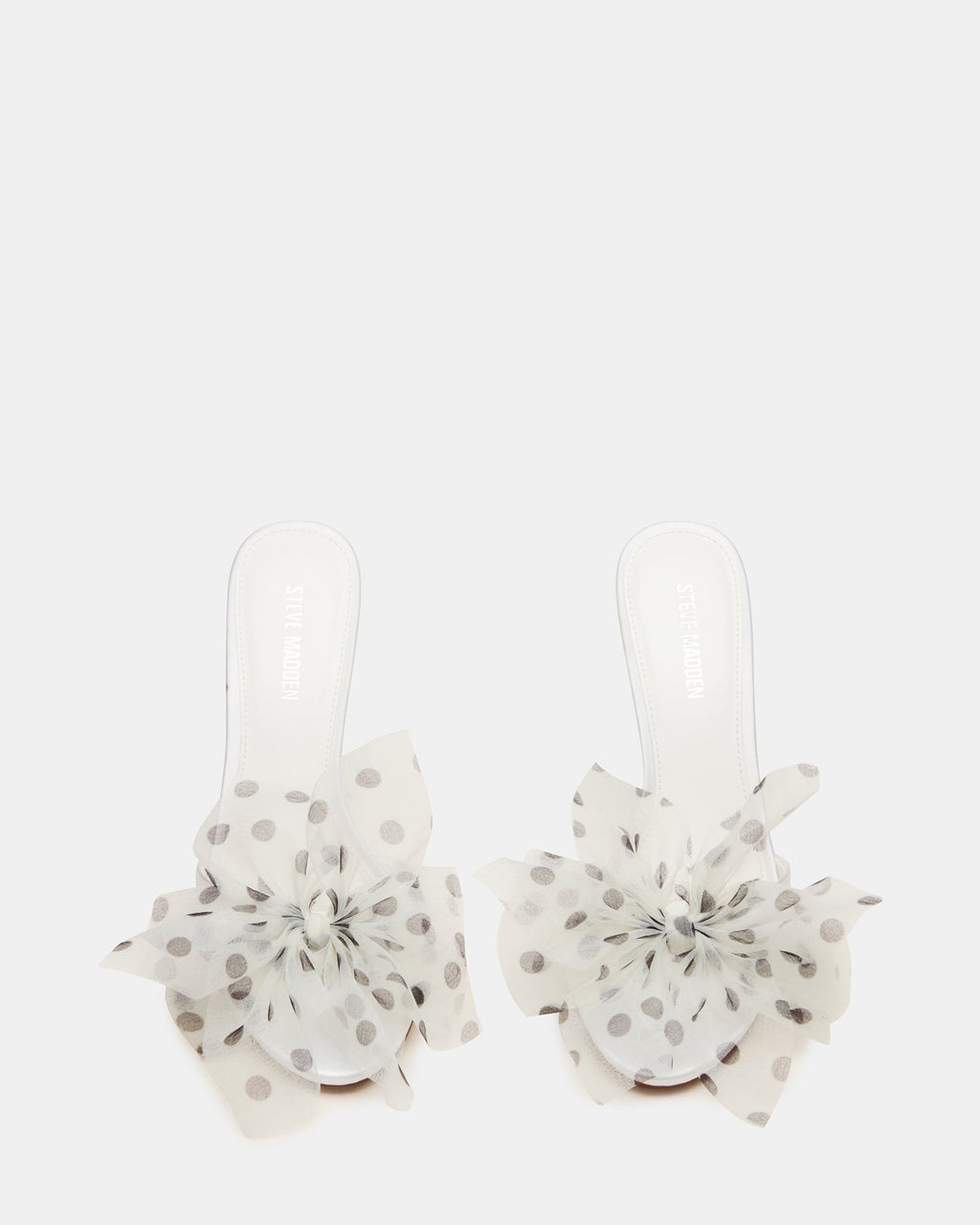 DAVINA TULLE WHITE/BLACK POLKA DOT